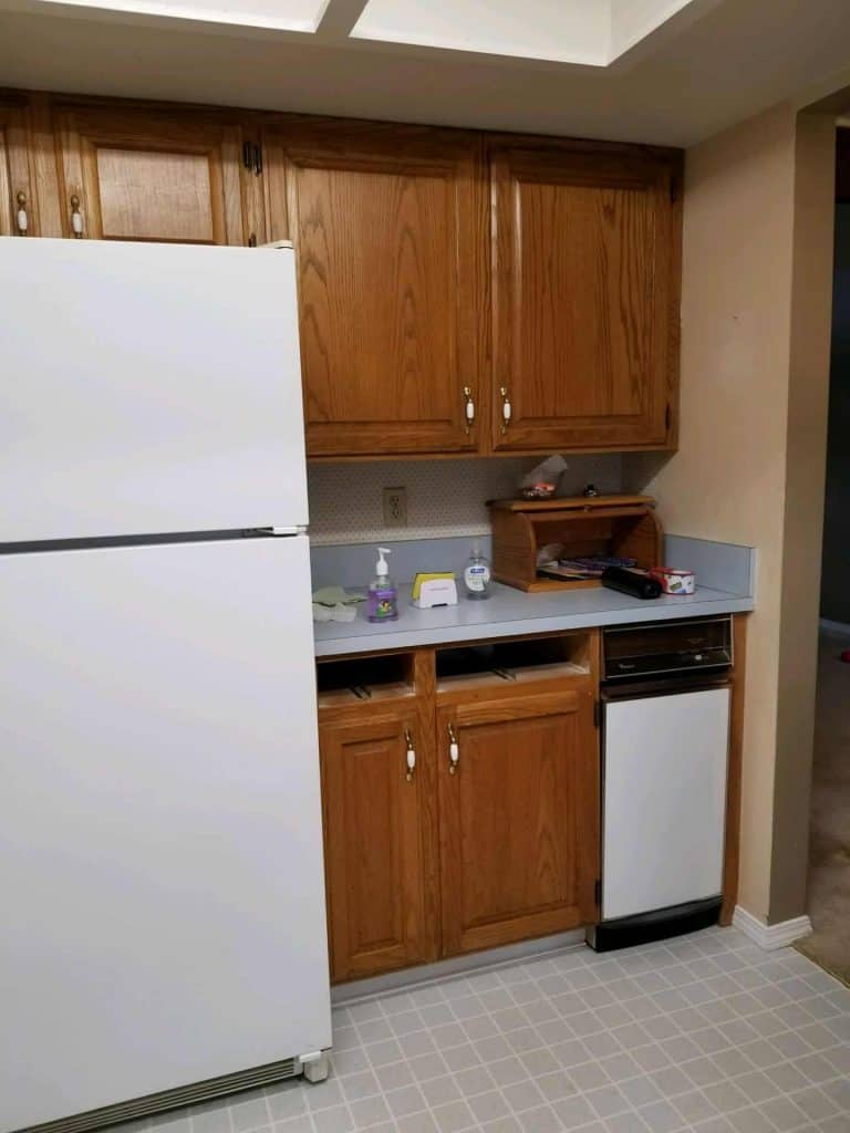 There are certain elements of your original kitchen that are not going to be needed anymore (like the trash compactor).