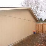The side of the home after the repairs were complete.