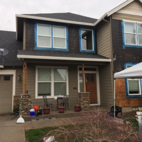 DURING It is very important to make sure that the prep work and repairs are done properly prior to painting so that the paint job will last for years to come.