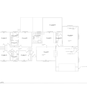 ORIGINAL FLOOR PLAN The homeowners dreamed of adding a master suite and transforming their small outdated kitchen into a grand kitchen/dining area. They needed more space, some privacy for the master suite, and a wanted their new kitchen/dining area to feel more connected to their beautiful surroundings.
