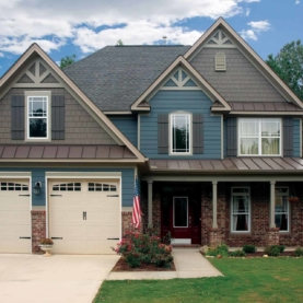 ADVERTISING PHOTO Here is a design example of what JamesHardie products can do for you and your home.