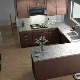 RENDERING By including a few personal touches, the rendering gives a true depiction of what your new space will become.